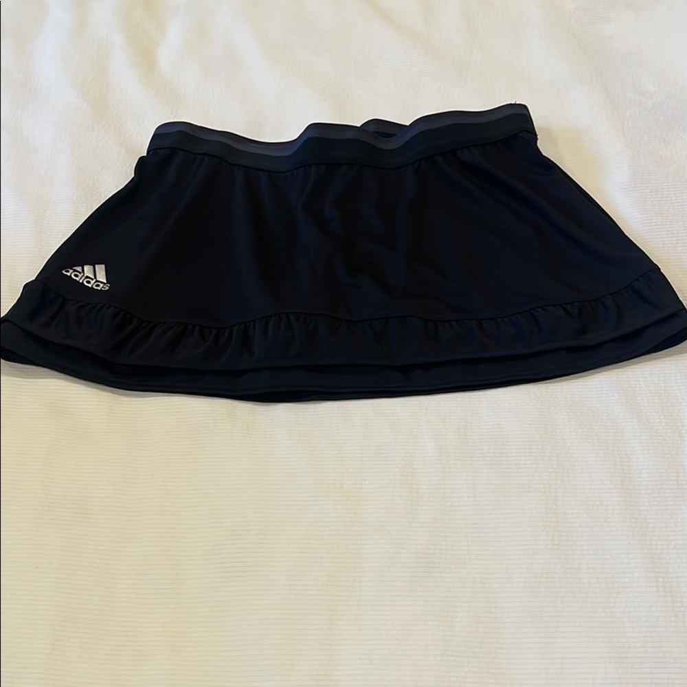 New, Adidas Climachill Skort, Black with Ruffle, Size M, Never Worn